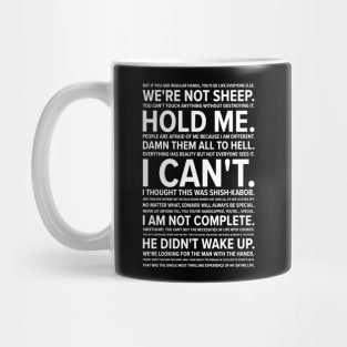 Edward Scissorhands Quotes Mug